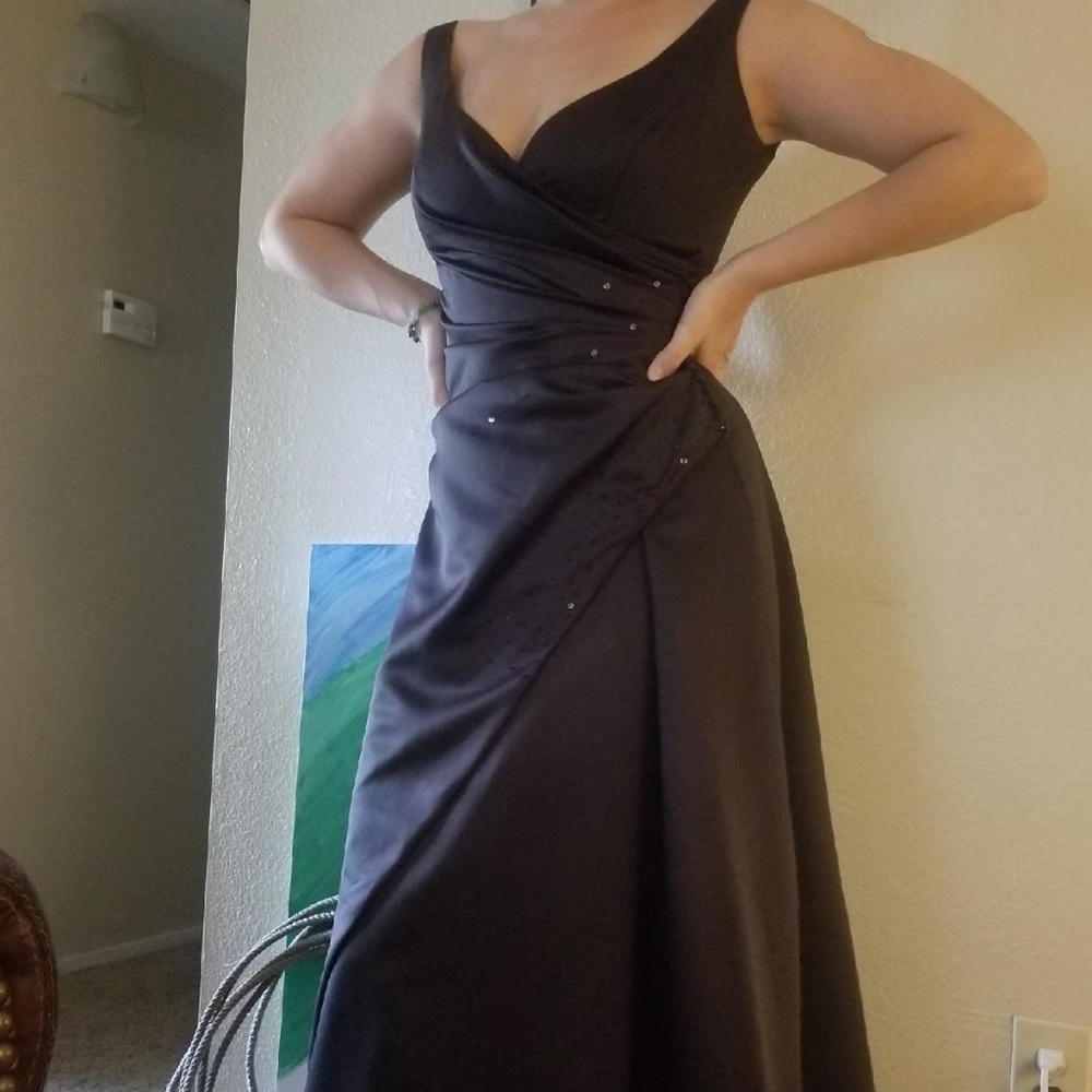 Vintage Black Ball Gown